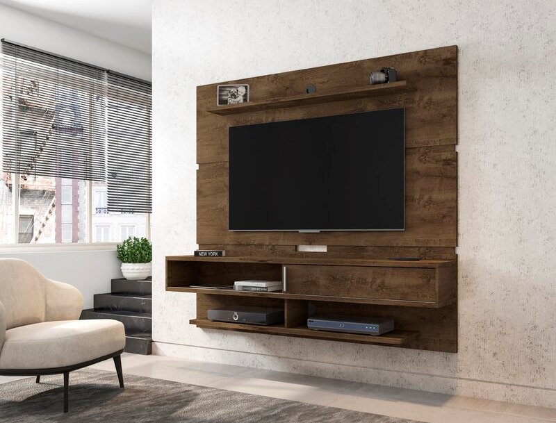 Boulton floating entertainment center tv